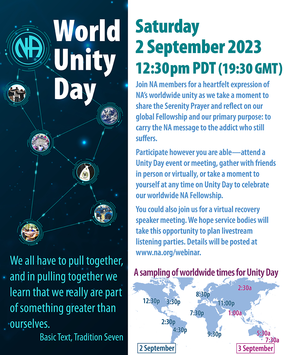 World Unity Day 2023 Narcotics Anonymous Australia